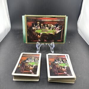 Vintage 1984 Avon Dads Lucky Deal Playing Cards Sealed Dogs Playing Poker